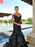 Off-The-Shoulder Taffeta With Layers Sweep/Brush Train Dresses - Prom Dresses