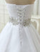 Perfect Sweetheart Lace-Up Ruffles Sash Wedding Dresses - wedding dresses
