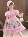 Pink Flower Girl Dresses Designed Neckline Short Sleeves Lace Tulle Embroidered Kids Social Party Dresses