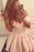 Pink Off-the-Shoulder Ruffles Satin Homecoming Dress Party Chic Fashion Dresses - Prom Dresses