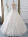 Popular Off-the-Shoulder Lace-Up Ball Gown Wedding Dresses - wedding dresses