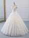 Popular Off-the-Shoulder Lace-Up Ball Gown Wedding Dresses - wedding dresses