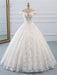 Popular Off-the-Shoulder Lace-Up Ball Gown Wedding Dresses - Ivory / Floor Length - wedding dresses