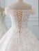 Popular Off-the-Shoulder Lace-Up Ball Gown Wedding Dresses - wedding dresses