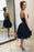 Popular Sexy Deep V-neck Spaghetti Straps Chiffon Homecoming Dresses with Appliques - Prom Dresses