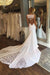 Pretty Sheath Sleeveless Long Beach with Lace Wedding Dress - Wedding Dresses