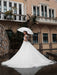Pricess Wedding Dress Lace Bodice Tulle Satin Fabric Sweep Train Applique Wedding Gown