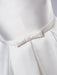 Satin Flower Girl Dress Toddlers Knee Length Dress Princess Sleeveless Pageant Dress
