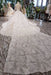 Princess Sleeves Sheer Neck Ball Gown Lace Long Wedding Dress - Wedding Dresses