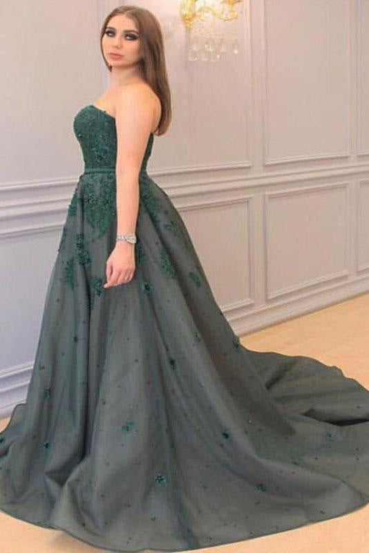 Plus Size Prom Dresses with Train