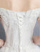 Princess Wedding Dresses Ball Gown Lace Beaded Chains Off The Shoulder Bridal Dress