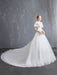 Princess Wedding Dresses Ball Gown Lace Beaded Tulle Long Train Bridal Dress
