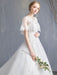 Princess Wedding Dresses Ball Gown Lace Beaded Tulle Long Train Bridal Dress