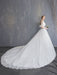 Princess Wedding Dresses Ball Gown Lace Beaded Tulle Long Train Bridal Dress