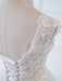 Princess Wedding Dresses Ball Gowns Lace V Neck Sleeveless Floor Length Bridal Gowns