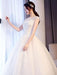 Princess Wedding Dresses Lace Beaded Ball Gowns Sleeveless Floor Length Bridal Dress