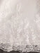 Princess Wedding Dresses Lace Illusion Neckline Half Sleeve Floor Length Bridal Gown