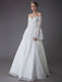 Princess Wedding Dresses Lace Off The Shoulder Long Sleeve A Line Floor Length Bridal Gown