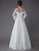 Princess Wedding Dresses Lace Off The Shoulder Long Sleeve A Line Floor Length Bridal Gown