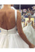 Puffy Straps Long Beach Unique Cascading Ruffles Wedding Dress - Wedding Dresses