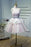 Puffy Straps Tulle Homecoming Flowers Princess Graduation Dress with Belt - Prom Dresses