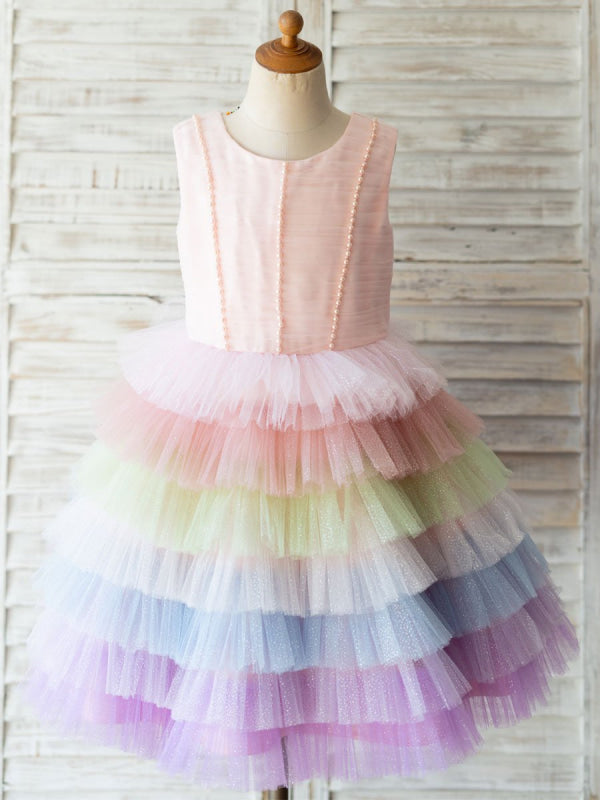 Rainbow Flower Girl Dresses