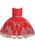 Flower Girl Dresses Jewel Neck Short Sleeves Bows Kids Social Party Dresses