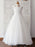 Flower Girl Dresses Ecru White Jewel Neck Sleeveless Pearls Kids Party Dresses