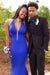 Royal Blue Halter Sleeveless Floor Length Mermaid Prom Dresses - Prom Dresses