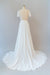 Ruffle Short Sleeve Chiffon A-line Wedding Dress - Wedding Dresses