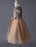 Flower Girl Dresses Champagne Sequined Tutu Pageant Dress Toddlers Cap Sleeves Tulle Short Kids Party Dresses