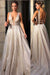 Sexy Sparkly Deep V Neck Sequin Prom Dresses Wedding Dress Bridal Gown - Prom Dresses
