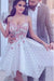 Sexy Straps Appliqued Homecoming Sweetheart Short Prom Dresses Sweet 16 Dress - Prom Dresses