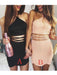 Sheath Princess Halter Sleeveless Black Short Homecoming Mini Party Dresses - Prom Dresses