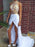 Sheath/Column Halter Sleeveless Sweep/Brush Train Beading Chiffon Dresses - Prom Dresses
