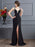 Sheath/Column Straps Sleeveless Beading Long Chiffon Dresses - Prom Dresses