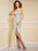 Sheath/Column Sweetheart Beading Sleeveless Long Chiffon Dresses - Prom Dresses