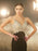 Sheath/Column V-neck Beading Sleeveless Sweep/Brush Train Spandex Dresses - Prom Dresses