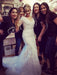 Sheer O-Neck Long Sleeve Lace Mermaid Wedding Dresses - wedding dresses