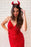 Shiny Sequins V Neck Backless Red Long Prom Dresses, V Neck Red Formal Dresses, y Red Sequins Evening Dresses 