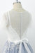Short Sleeve Appliques Tulle A-line Wedding Dress - Wedding Dresses