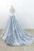 Short Sleeve Appliques Tulle A-line Wedding Dress - Wedding Dresses