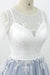 Short Sleeve Appliques Tulle A-line Wedding Dress - Wedding Dresses