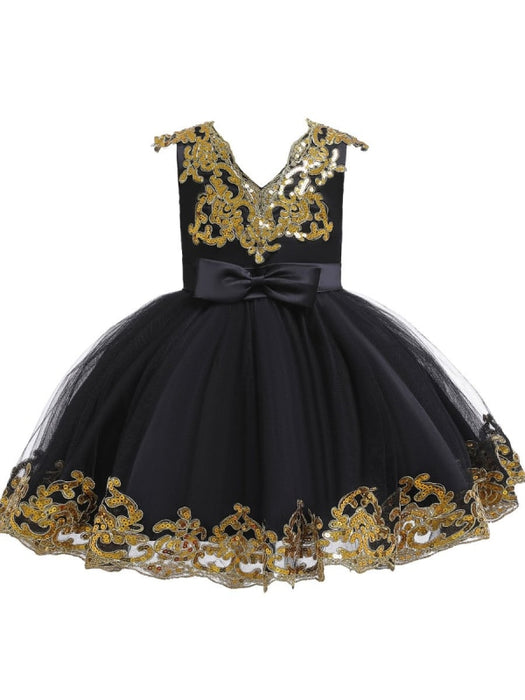 Tisha Dress (Gold)  Gold dress, Beautiful dresses, Baby gowns girl