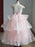 Flower Girl Dresses Jewel Neck Short Sleeves Tiered Kids Pageant Dresses