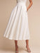 Short Wedding Dress V Neck Sleeveless A Line Tea Length Straps Bridal Gowns