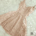 Silver Mini Spaghetti Straps Backless V-neck Lace Homecoming Dress Short Prom Gown - Prom Dresses