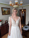 Simple A-line Backless Lace Wedding Dresses Bridal Dress - Prom Dresses