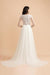 Simple Long Sleeves Lace Floor Length Boho Wedding Dresses - wedding dresses