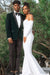 Simple Long SLeeves Sweetheart Mermaid Prom Dresse with Train - Prom Dresses